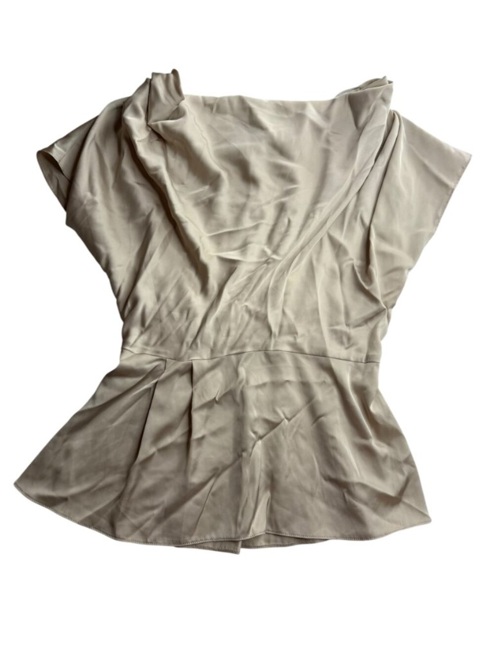 Women's Blouse, Short Sleeve. Light Pink.  Size 10.  River Island